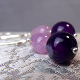 handmade semi-precious stone earrings uk