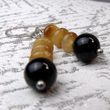 amber tourmaline earrings