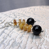 handmade semi-precious stone earrings uk
