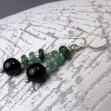 tourmaline bead earring design