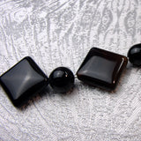 Handmade semi-precious bead necklace, unique beaded necklace A13