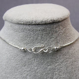 sterling silver necklace clasp