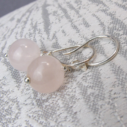 short drop semi-precious bead jewellery earrings