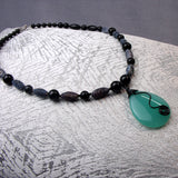 pendant necklace unique semi-precious design