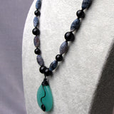 unique handcrafted semi-precious pendant necklace