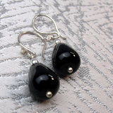 beaded semi-precious earrings, handmade earrings, unique earrings A22