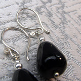 beaded semi-precious earrings, handmade earrings, unique earrings A22