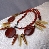 handcrafted chunky semi-precious bead jewellery