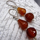 handmade semi-precious stone earrings