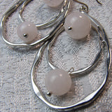 semi-precious stone rose quartz beads