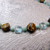 blue semi-precious beads