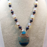 unique handcrafted semi-precious jewellery necklace