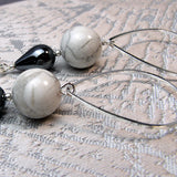 handmade earrings detail