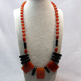 chunky semi-precious bead necklace design