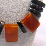 chunky carnelian beads