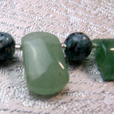 chunky green aventurine beads