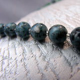 green semi-precious beads