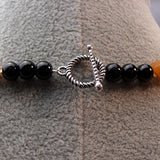 Long Chunky Handmade Necklace, Long unique statement necklace A29