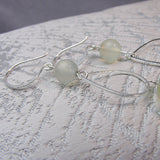 Long Unique Handmade Semi-Precious Bead Statement Earrings UK A47