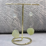 Long Unique Handmade Semi-Precious Bead Statement Earrings UK A47