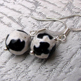 handmade semi-precious stone earrings