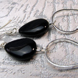 earring detail teardrop beads