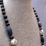 Semi-Precious Bead Necklace Handcrafted UK, unique beaded neckalce A36