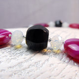 chunky black onyx semi-precious bead