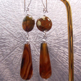 handmade semi-precious stone jewellery earrings