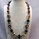 brown necklace short length
