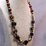 short brown semi-precious necklace jewellery