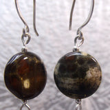brown semi-precious stone beads