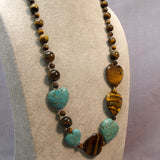 handmade jewellery chunky semi-precious stone beads