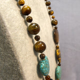 semi-precious bead neckalce