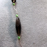 smoky quartz semi-precious bead