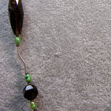 smoky quartz semi-precious stone beads