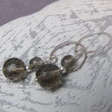 smoky quartz handmade earrings uk