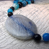 large chunky blue bead
