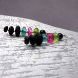 long drop beaded earrings