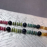 semi-precious tourmaline beads