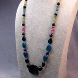 beaded semi-precious handmade necklace jewellery
