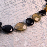 smoky quartz semi-precious beads