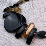 handmade chunky black necklace uk