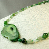 unique handmade chunky bead necklace