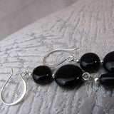 black earring detail