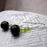 long unique handmade statement earrings