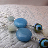 blue semi-precious beads