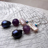 unique pearls statement earrings handcrafted uk