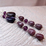 unique long drop statement earrings