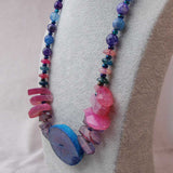 unusual handcrafted statement necklace